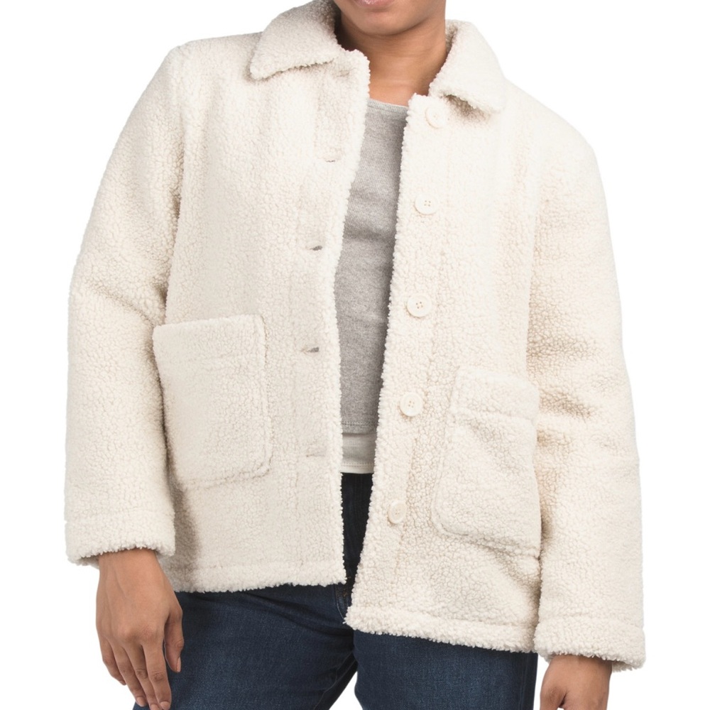 Johnnie-O Birch Faux Sherpa Jacket